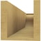 Ekena Millwork 6in. W x 6in. H x 28in. L Del Monte Woodgrain TimberThane Rafter Tail, Primed Tan RFTUR06X06X28DELRCPR - alternate 5